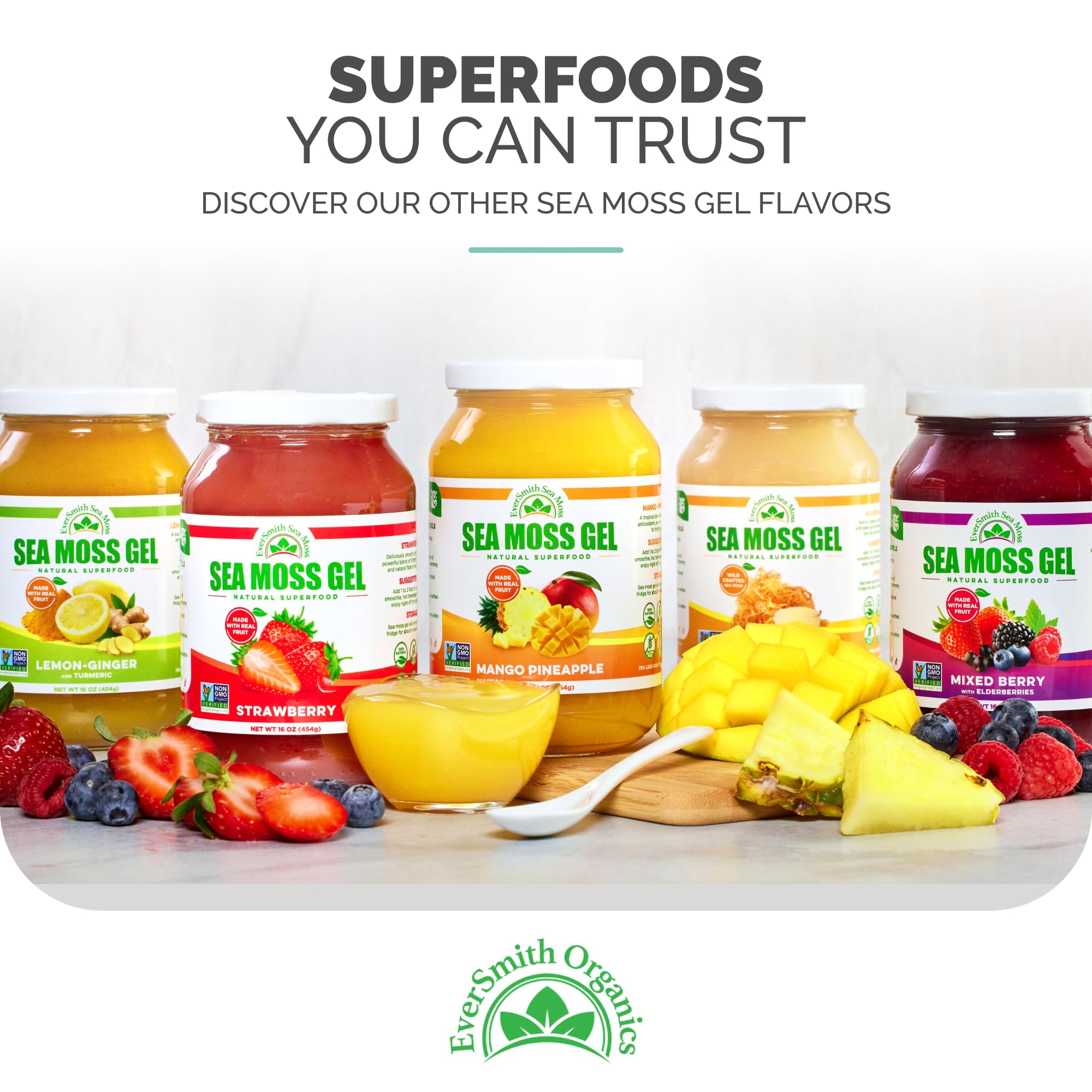 Sea Moss Gel by EverSmith Organics | USA Made

