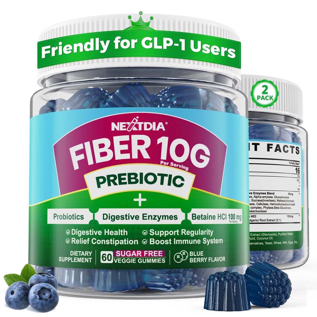 Nextdia Fiber Gummies – GLP-1 Prebiotic Probiotics

