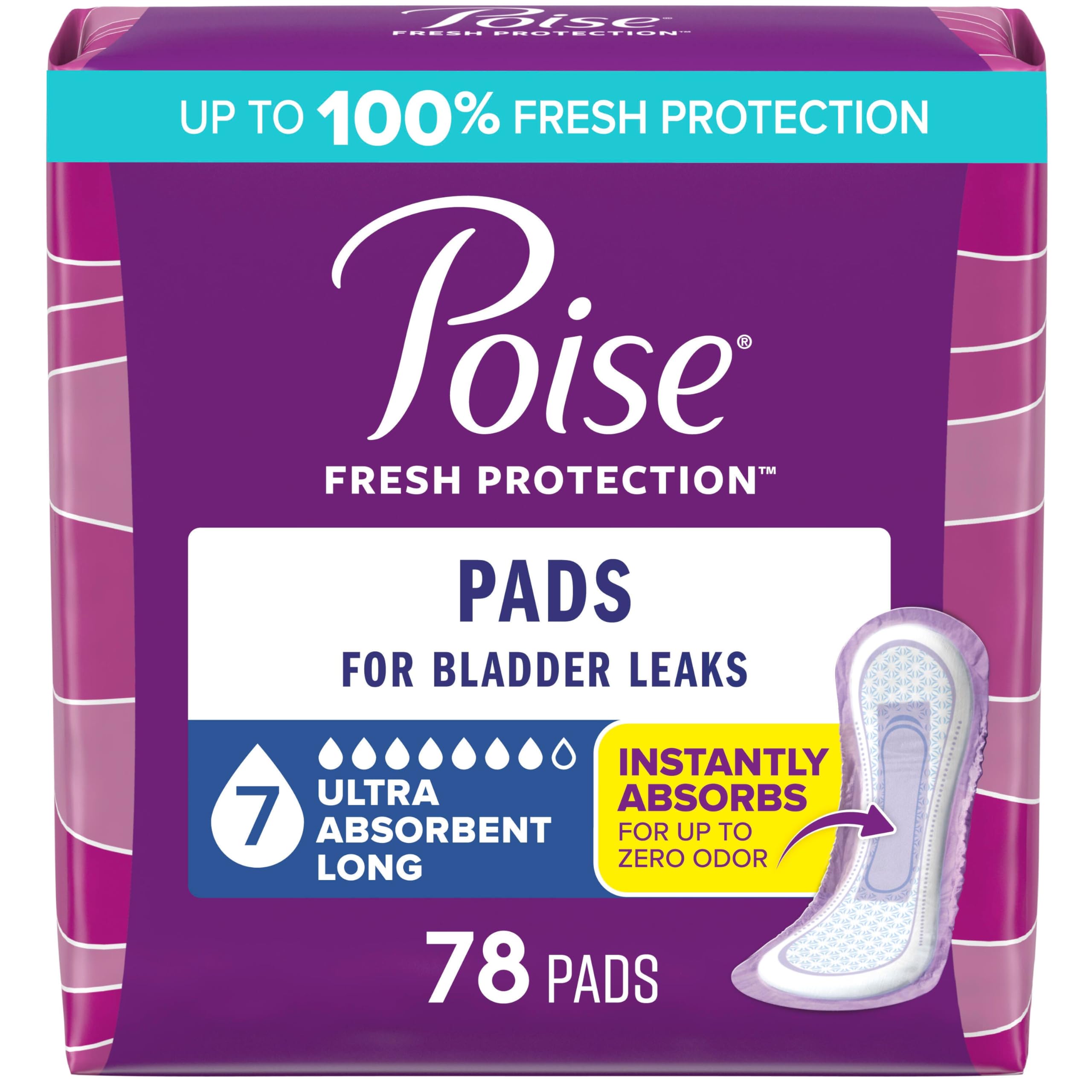 Poise Incontinence Pads for Bladder Leaks | Absorbent Protection

