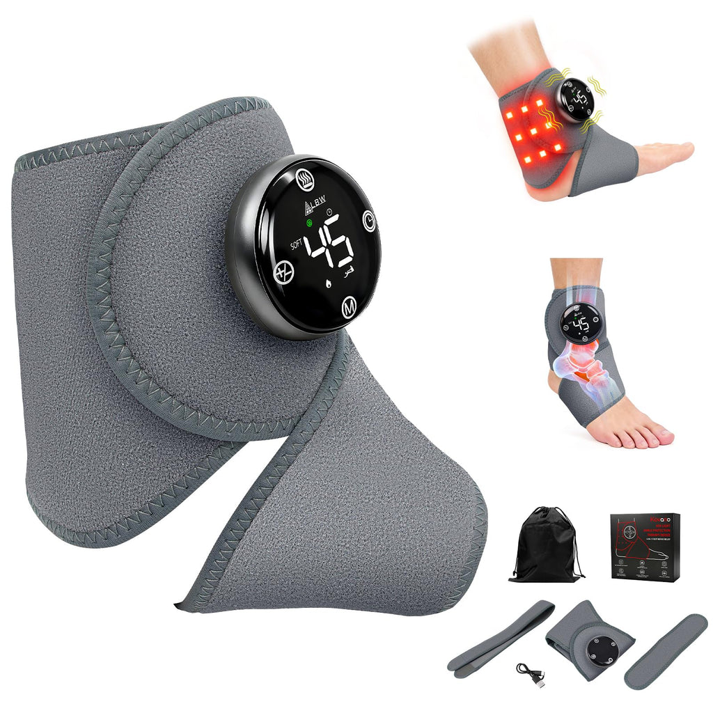 Wearable Foot Massager Wrap with Heating

