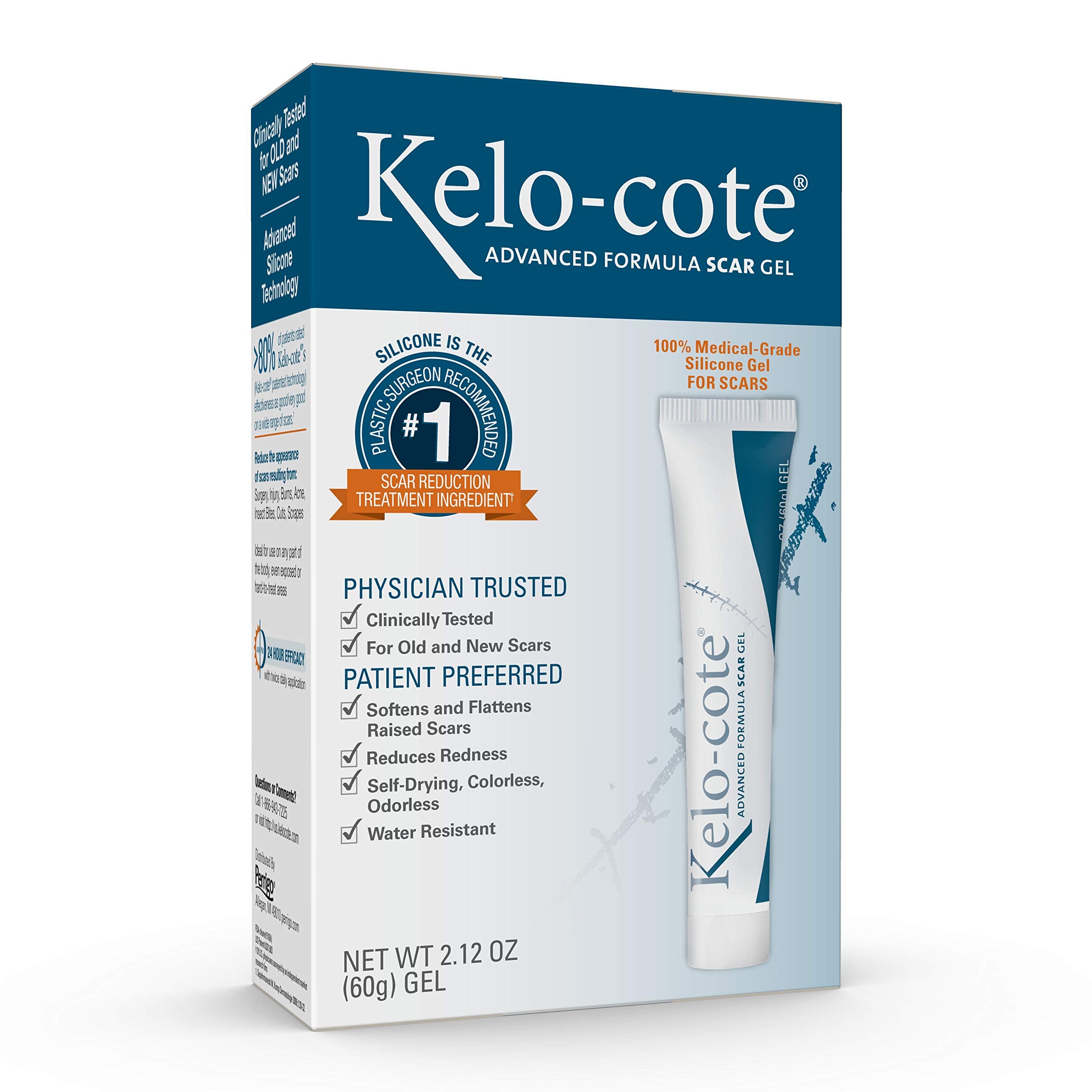 Kelo-cote Advanced Formula Scar Gel-Silicone Scar Treatment