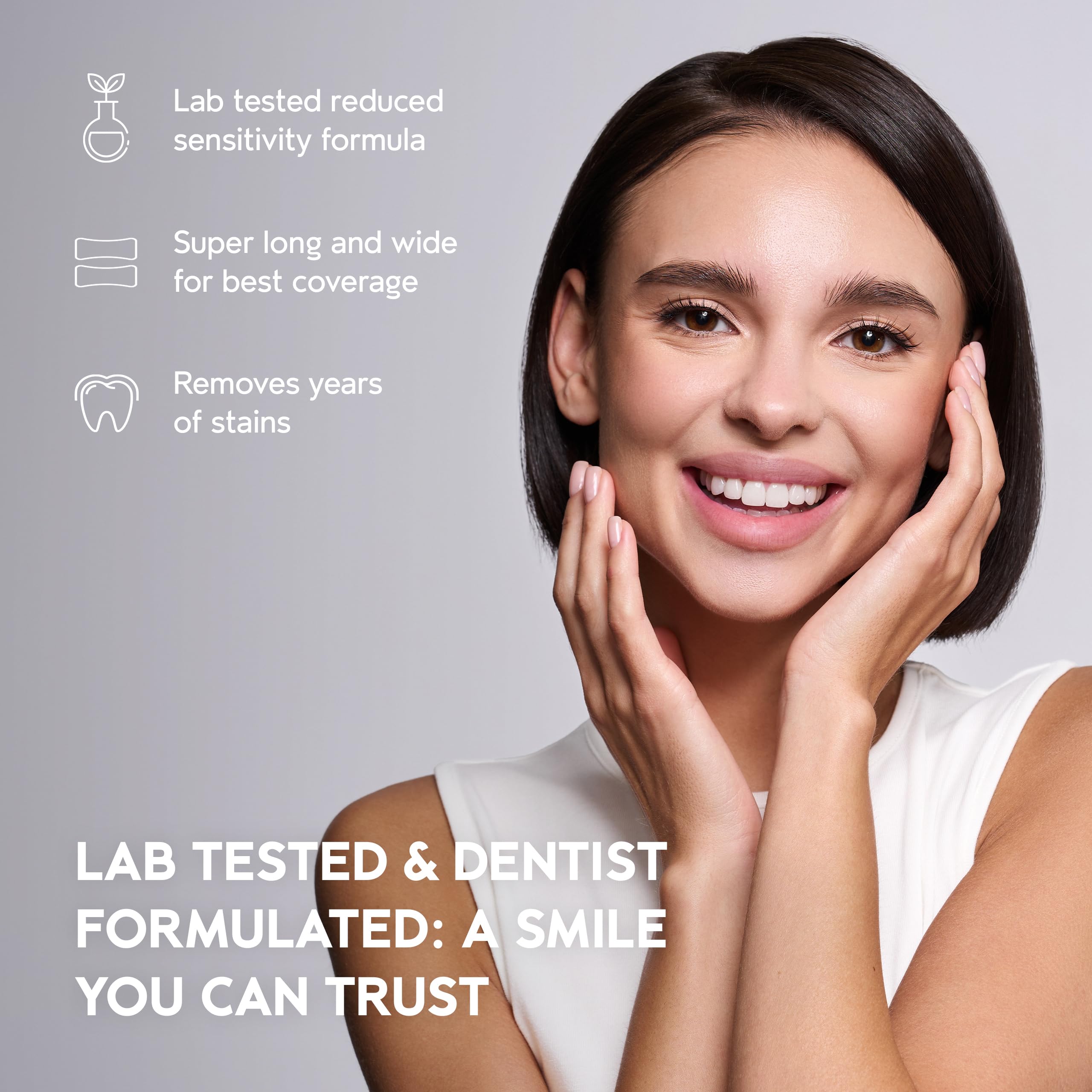 InoPro Natural Teeth Whitening Strips – Peroxide-Free

