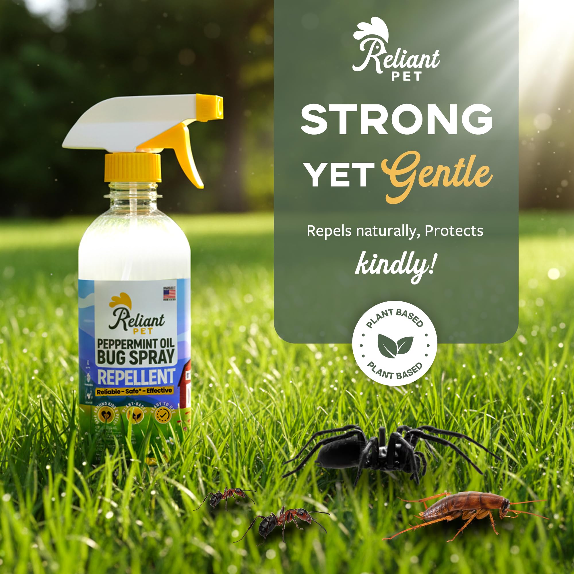 Reliant Pet Indoor Bug Spray - Plant-Based Pest Control

