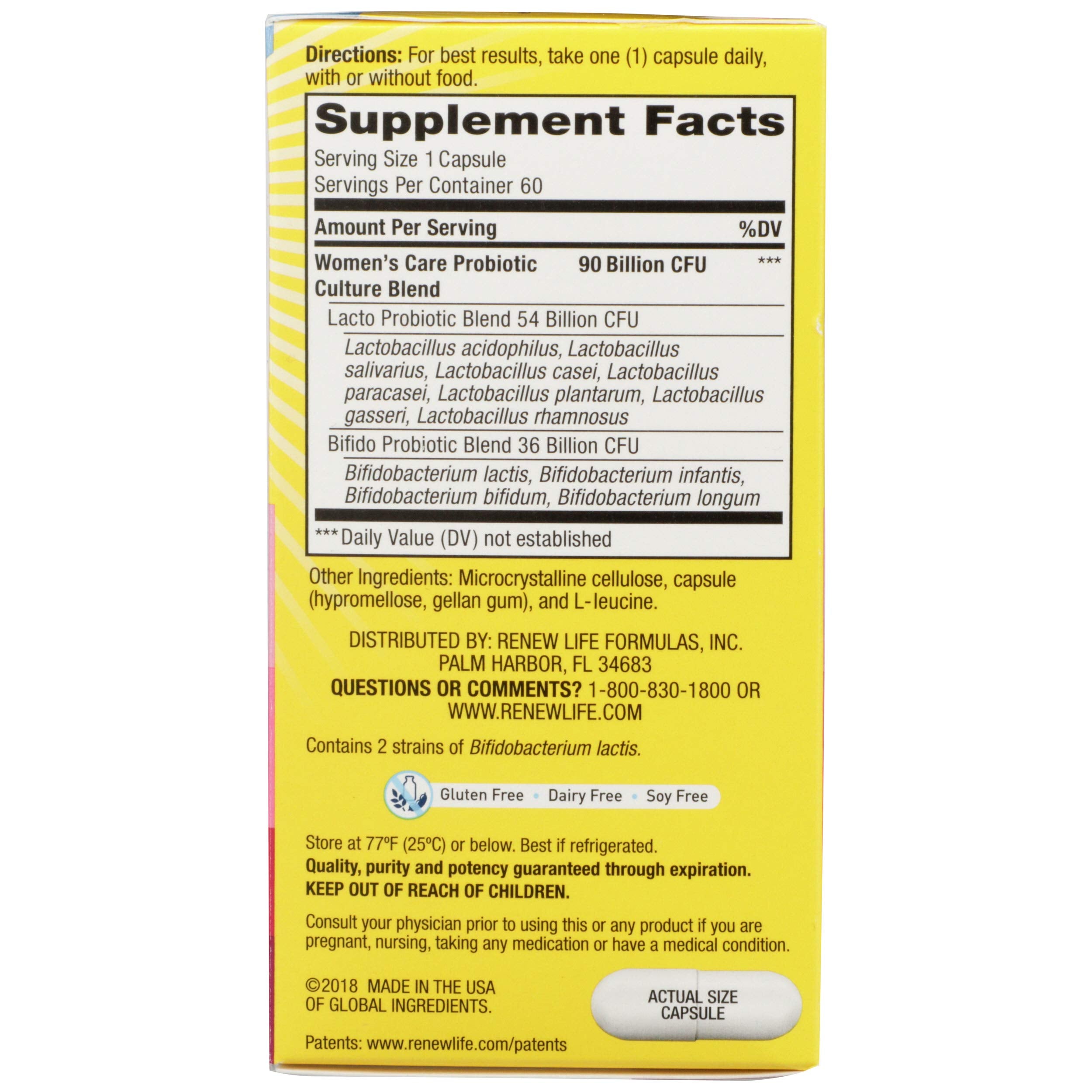 Renew Life Women's Probiotic Capsules for Feminine Health


