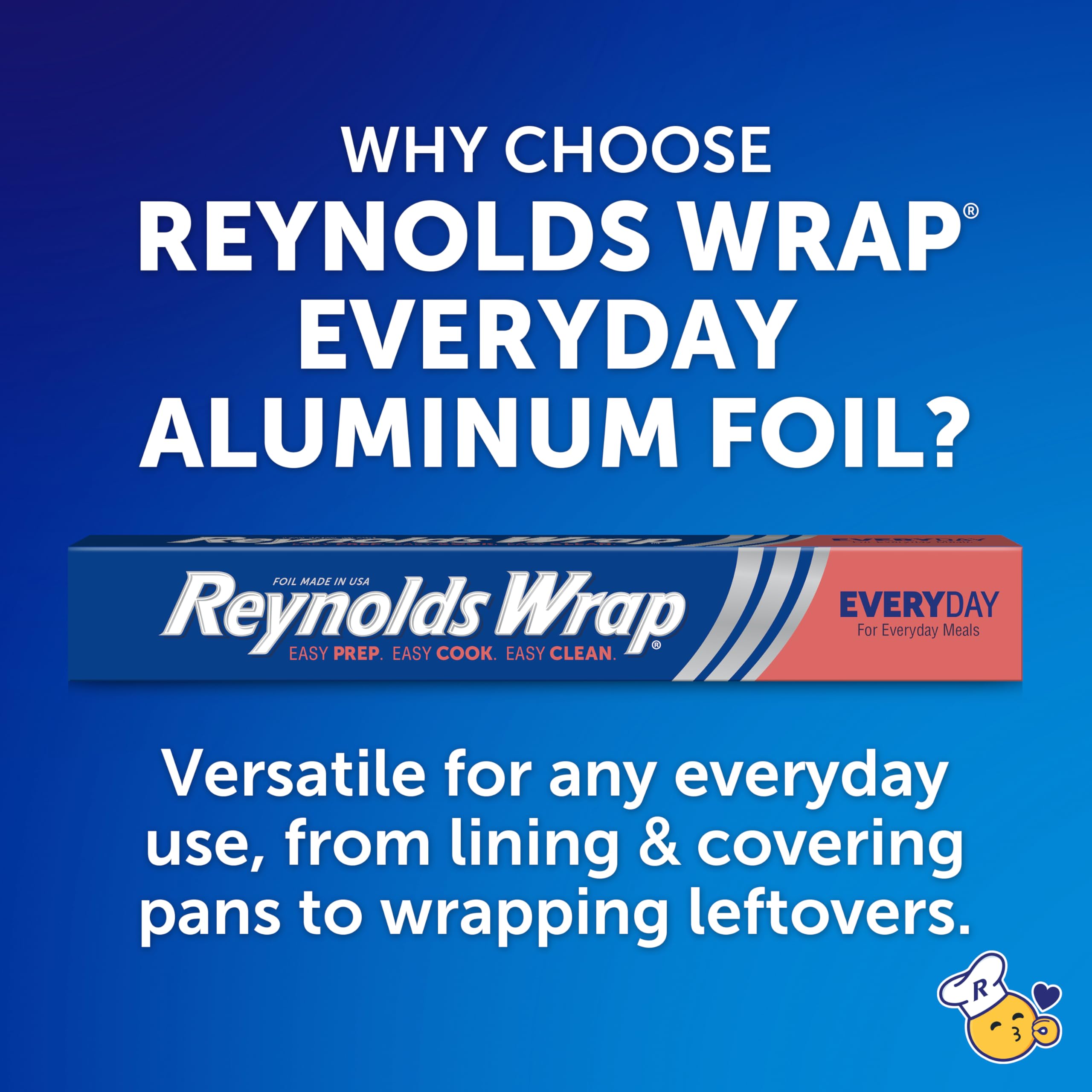 Reynolds Wrap Aluminum Foil Roll - Easy Tear Edge

