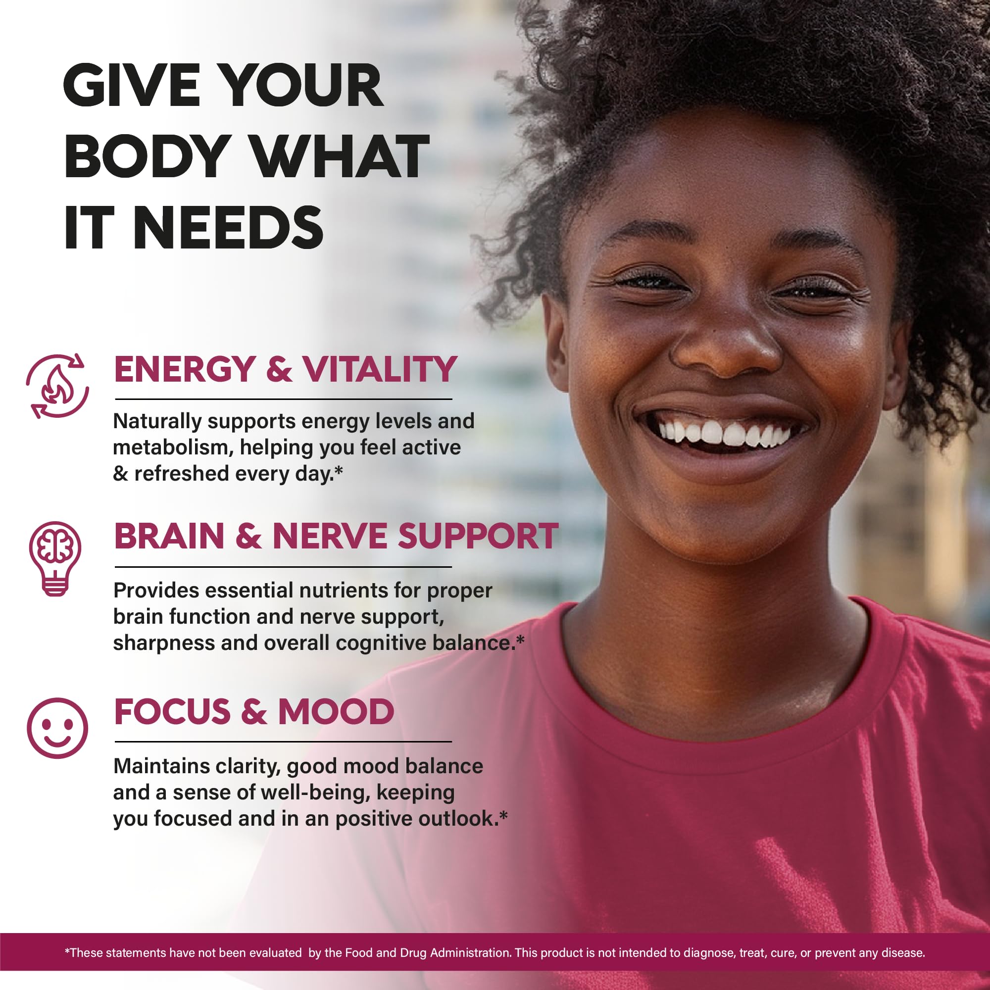 Vitamin B Complex for Men & Women | USA Made

