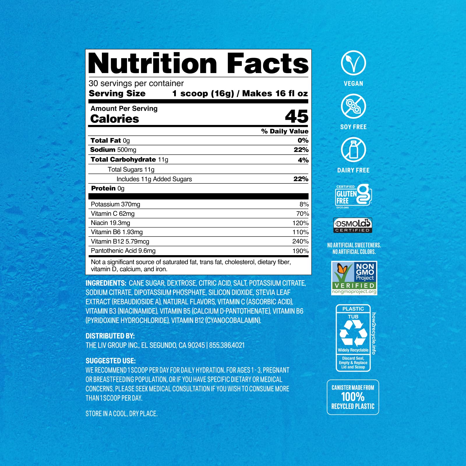 Liquid I.V. Hydration Multiplier Electrolyte Drink Mix


