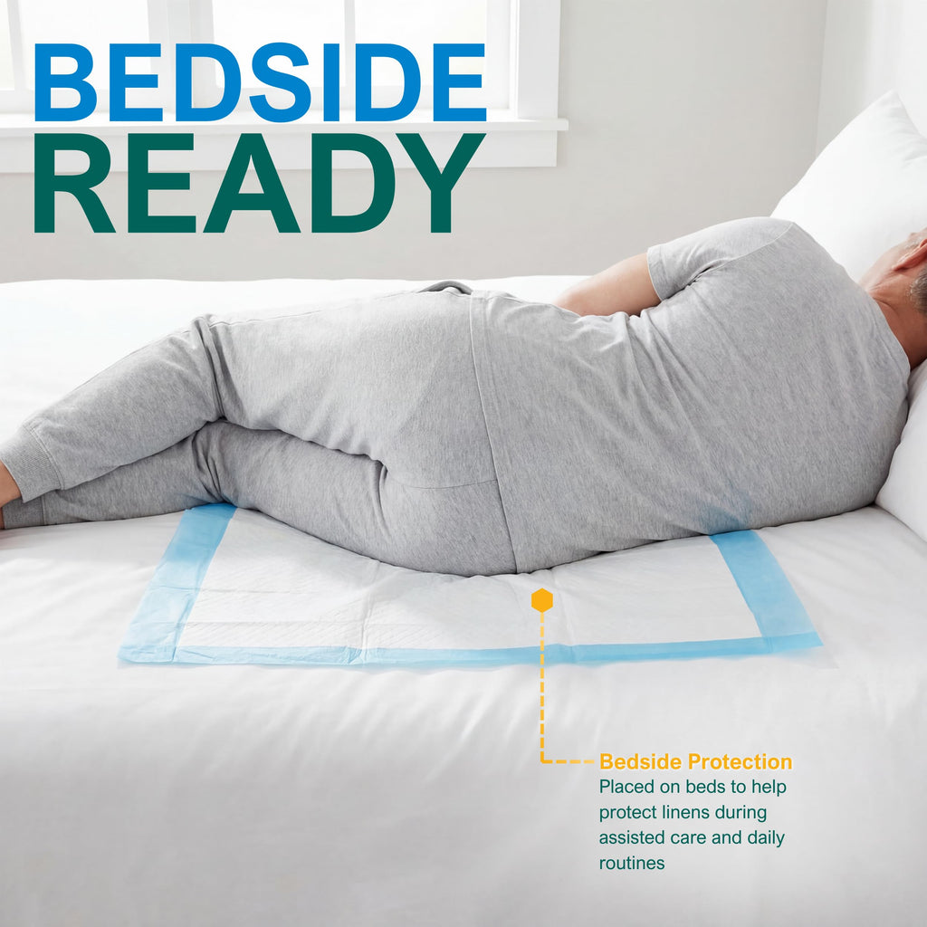 MED PRIDE Disposable Underpads for Bed and Pet Care

