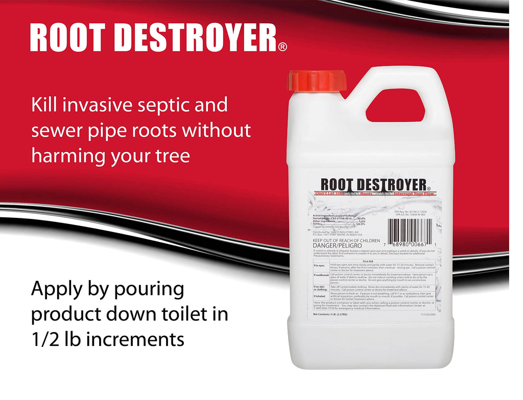 Root Destroyer Copper Sulfate Root Killer for Sewer Lines

