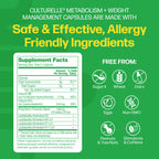 Culturelle Metabolism Probiotic Capsules | Weight Management

