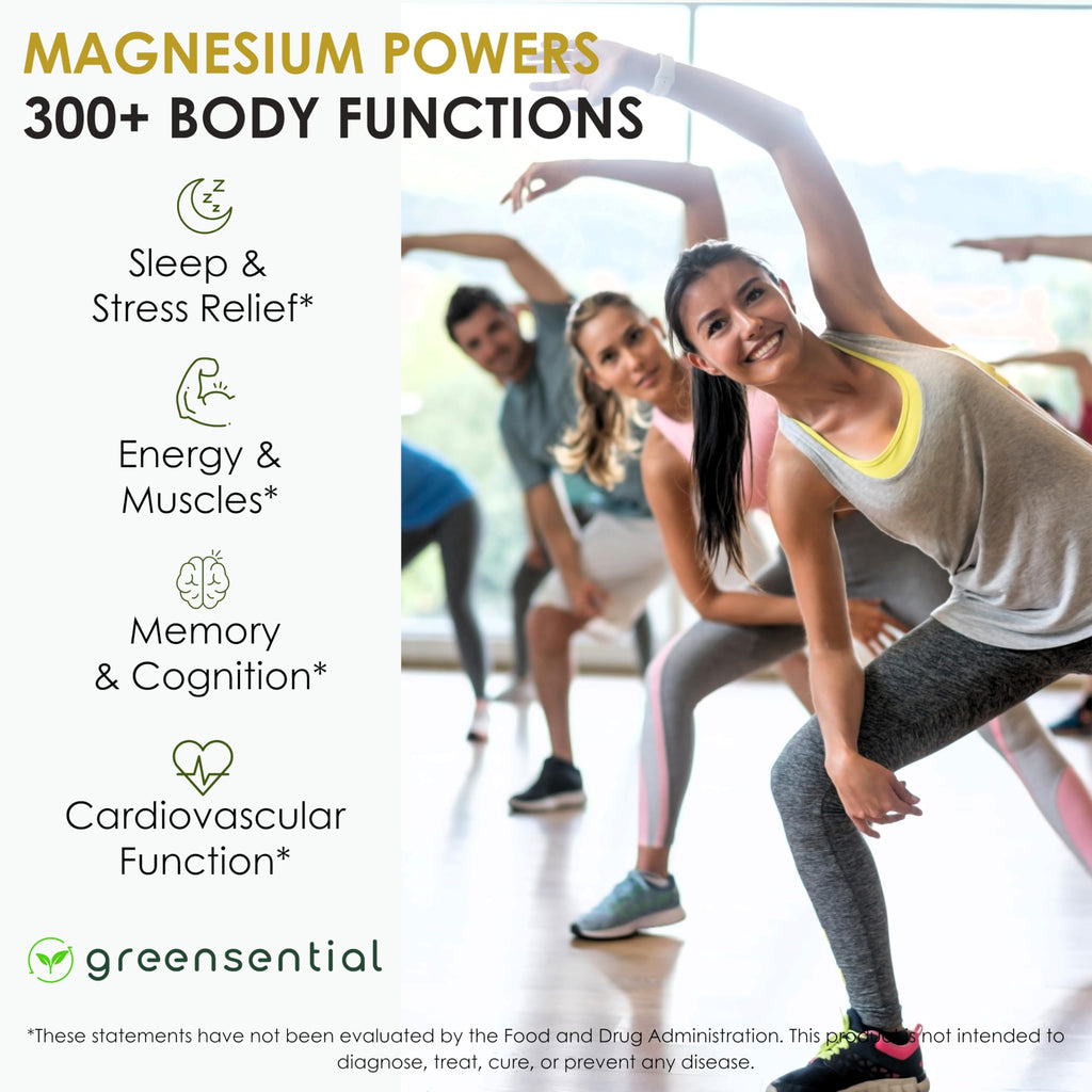 Greensential Magnesium Complex Supplement for Sleep & Heart

