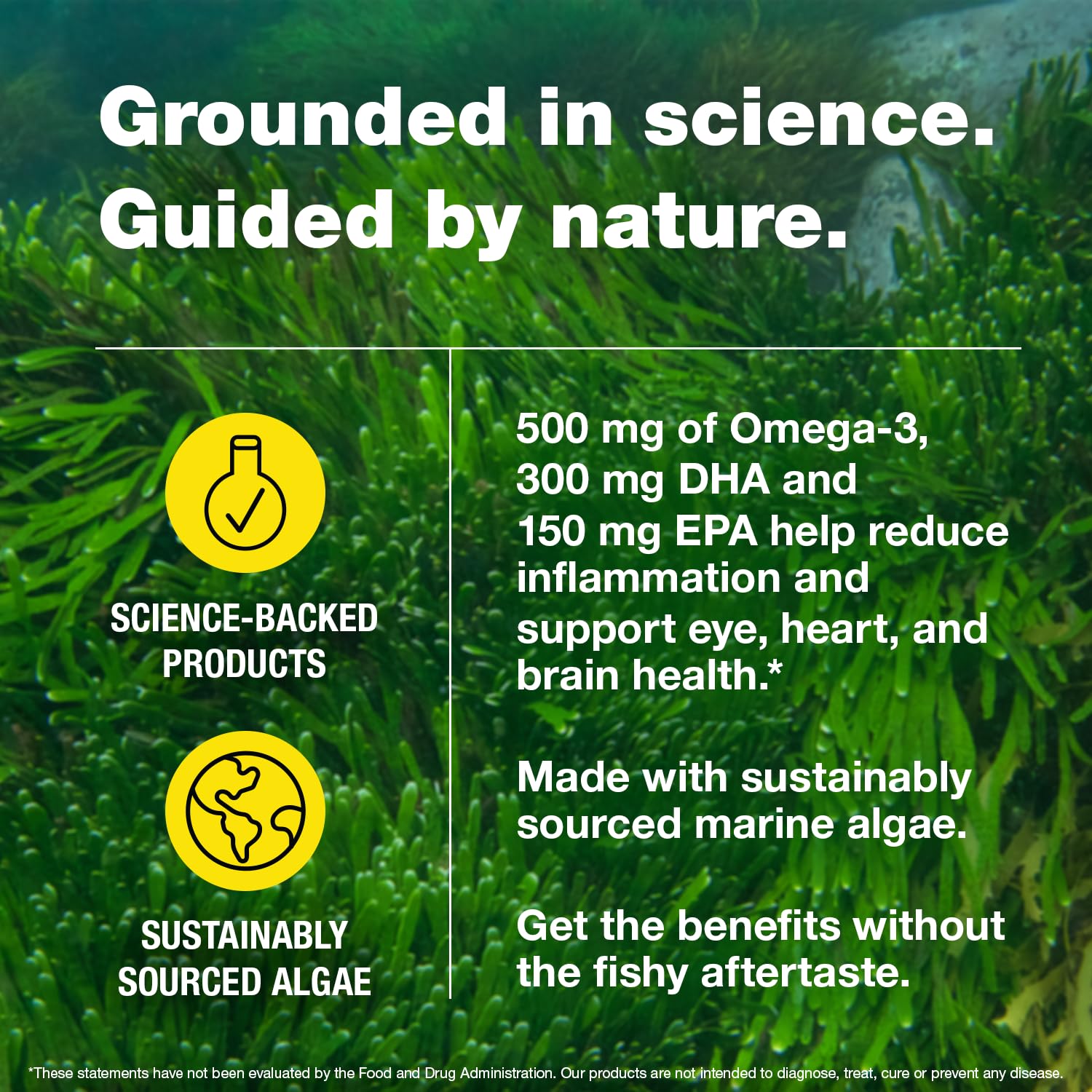Bragg Marine Algae Omega-3 Softgels with DHA & EPA

