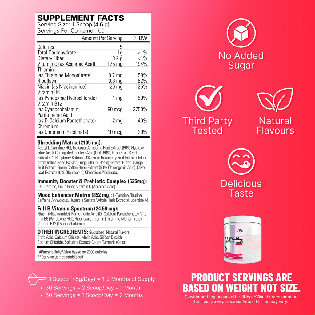 OxyShred Pre-Workout Powder by EHP Labs

