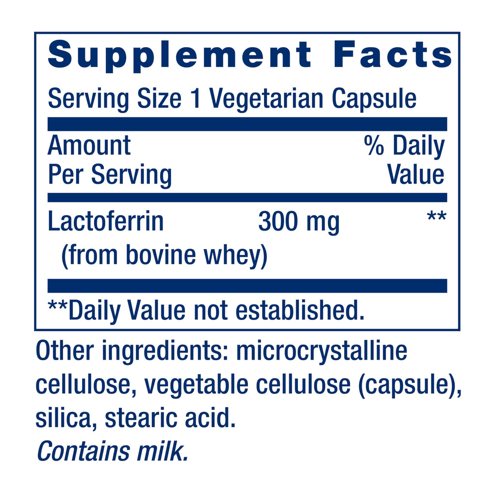 Life Extension Lactoferrin Dietary Supplement | Immune

