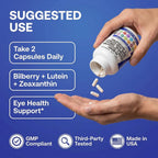 Clean Nutra Eye Vitamins with Bilberry Lutein and Zeaxanthin

