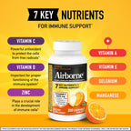 Airborne Immune Support Chewable Tablets Vitamin C 1000 mg

