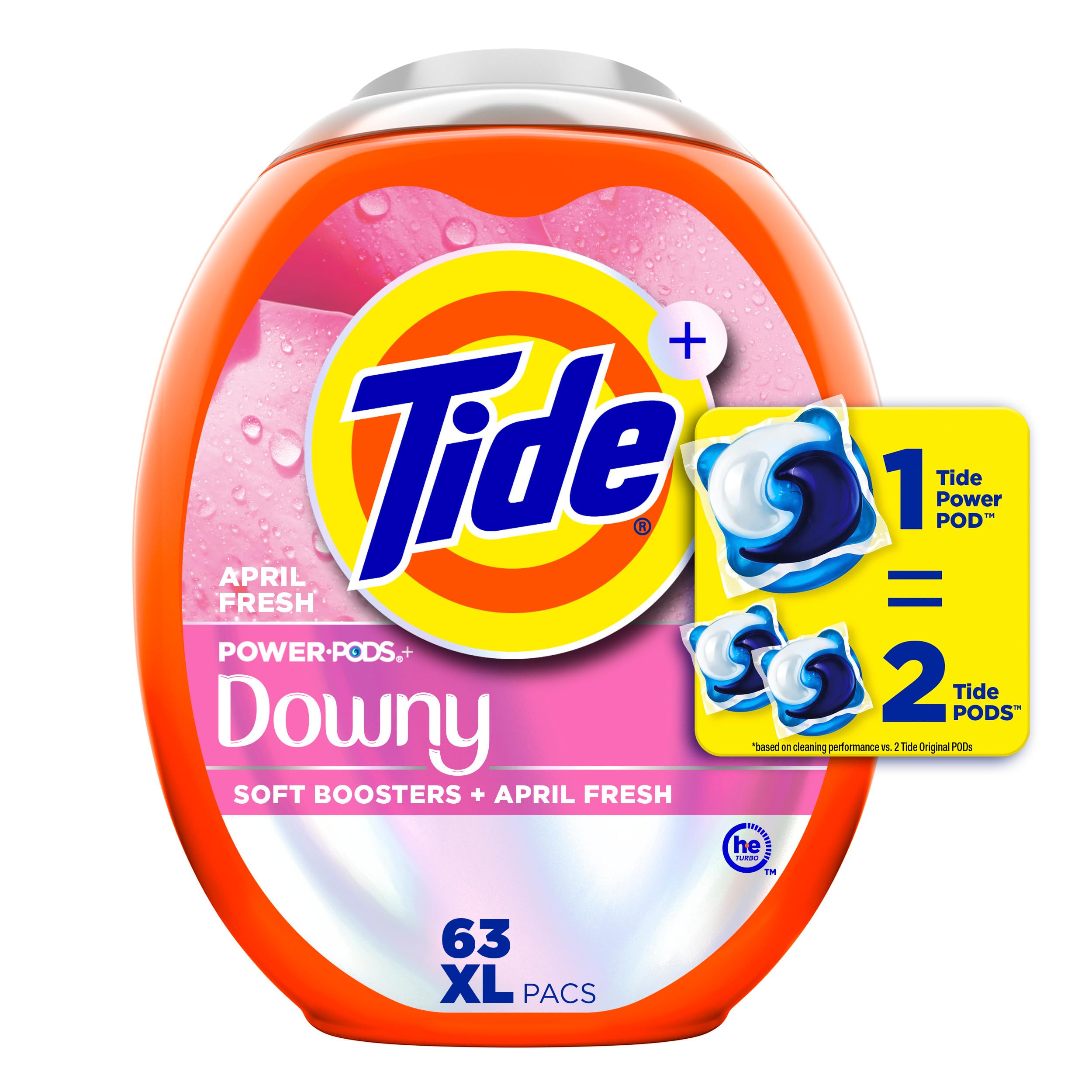 Tide Power PODS with Downy Soft Boosters Laundry Pods

