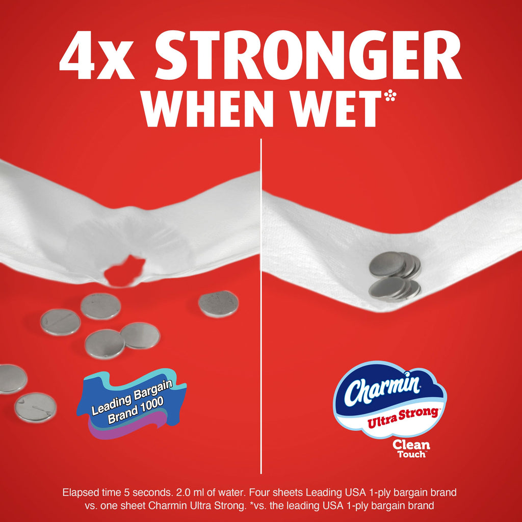 Charmin Ultra Strong Clean Touch Toilet Paper | 4x Stronger

