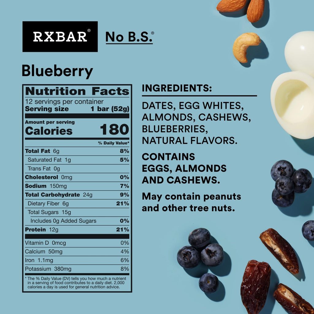 RXBAR Protein Bars Gluten Free Snack

