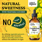 Dandelion Root Extract Drops - Wild & Organic Liver Support

