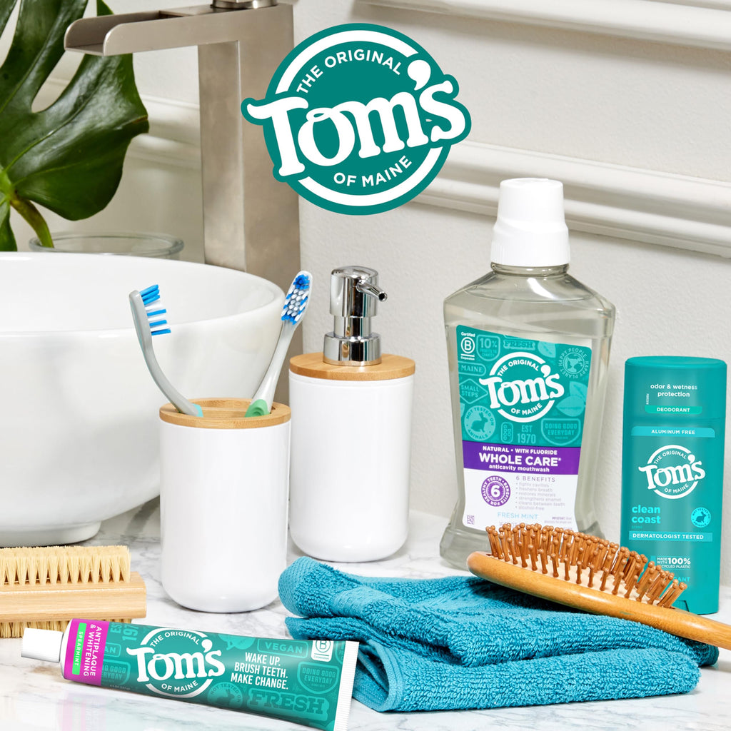 Tom's of Maine Antiplaque Whitening Fluoride Free Toothpaste

