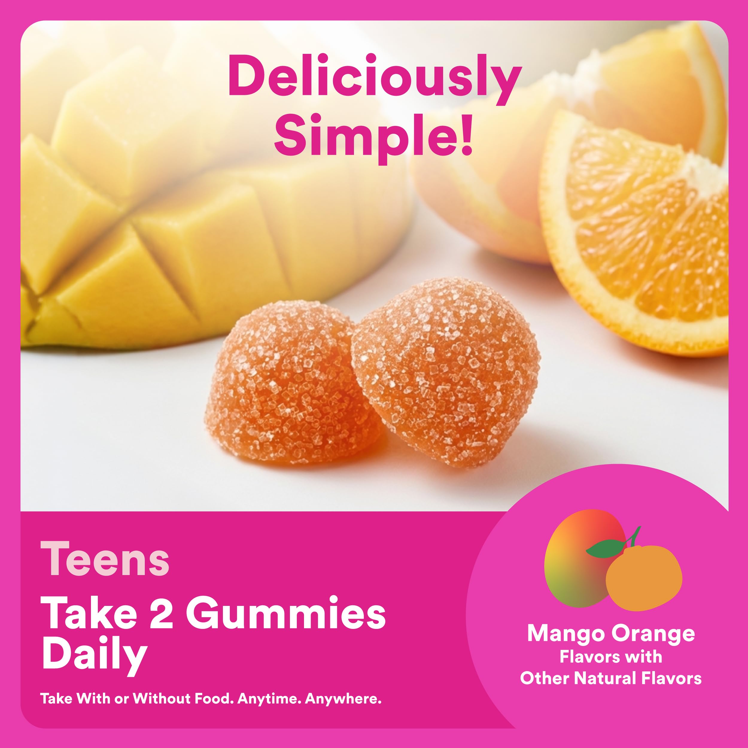 SmartyPants Teen Girl Multivitamin Gummies

