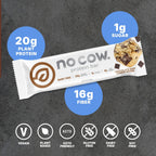No Cow Vegan Protein Bars | Plant-Based Snack

