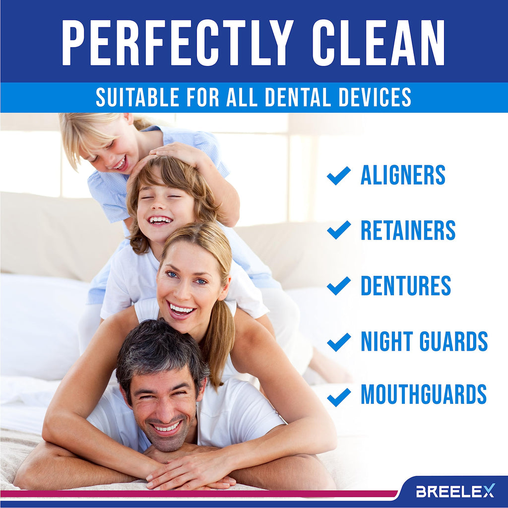 Breelex Retainer Cleaner Tablets for Dentures & Aligners

