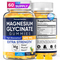 Magnesium Glycinate Gummies 400mg – High Absorption Supplement