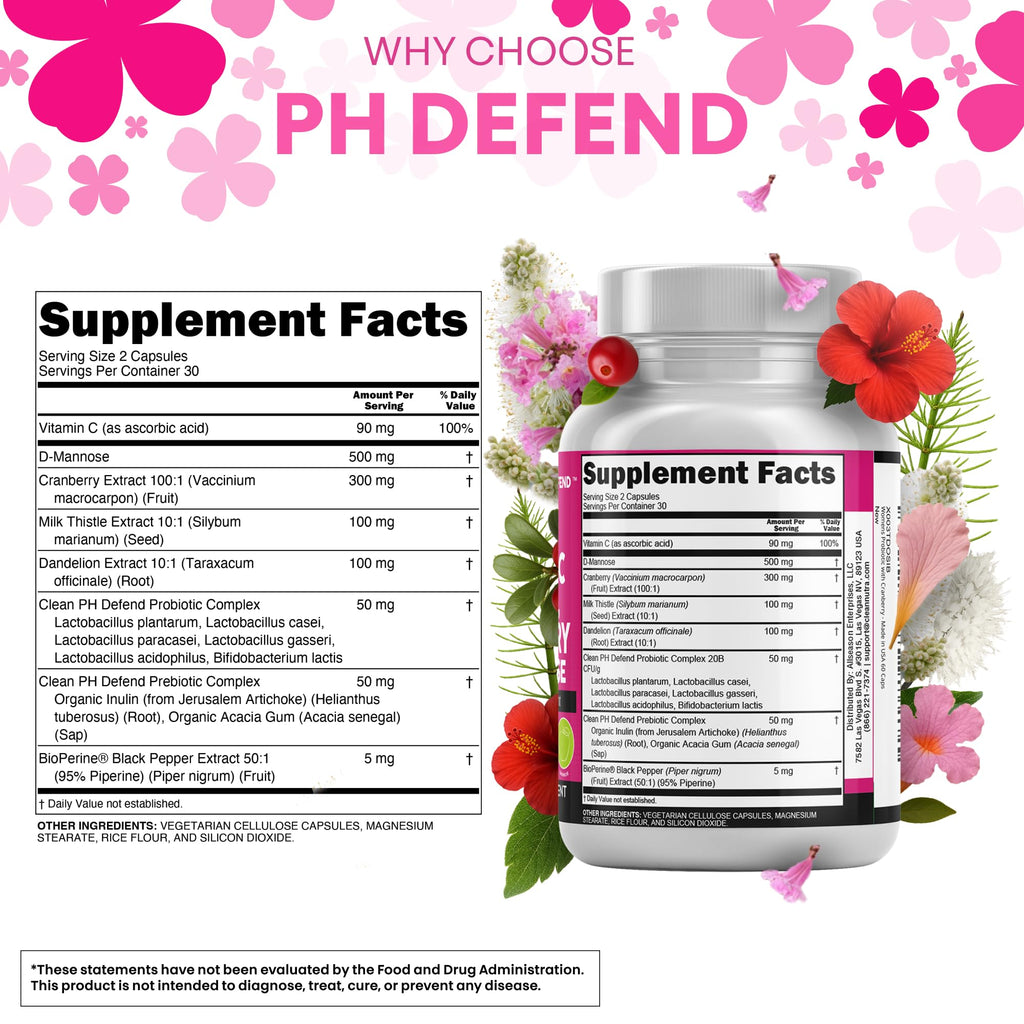 Vaginal Probiotics for Women Capsule by PH Defend pH Balance

