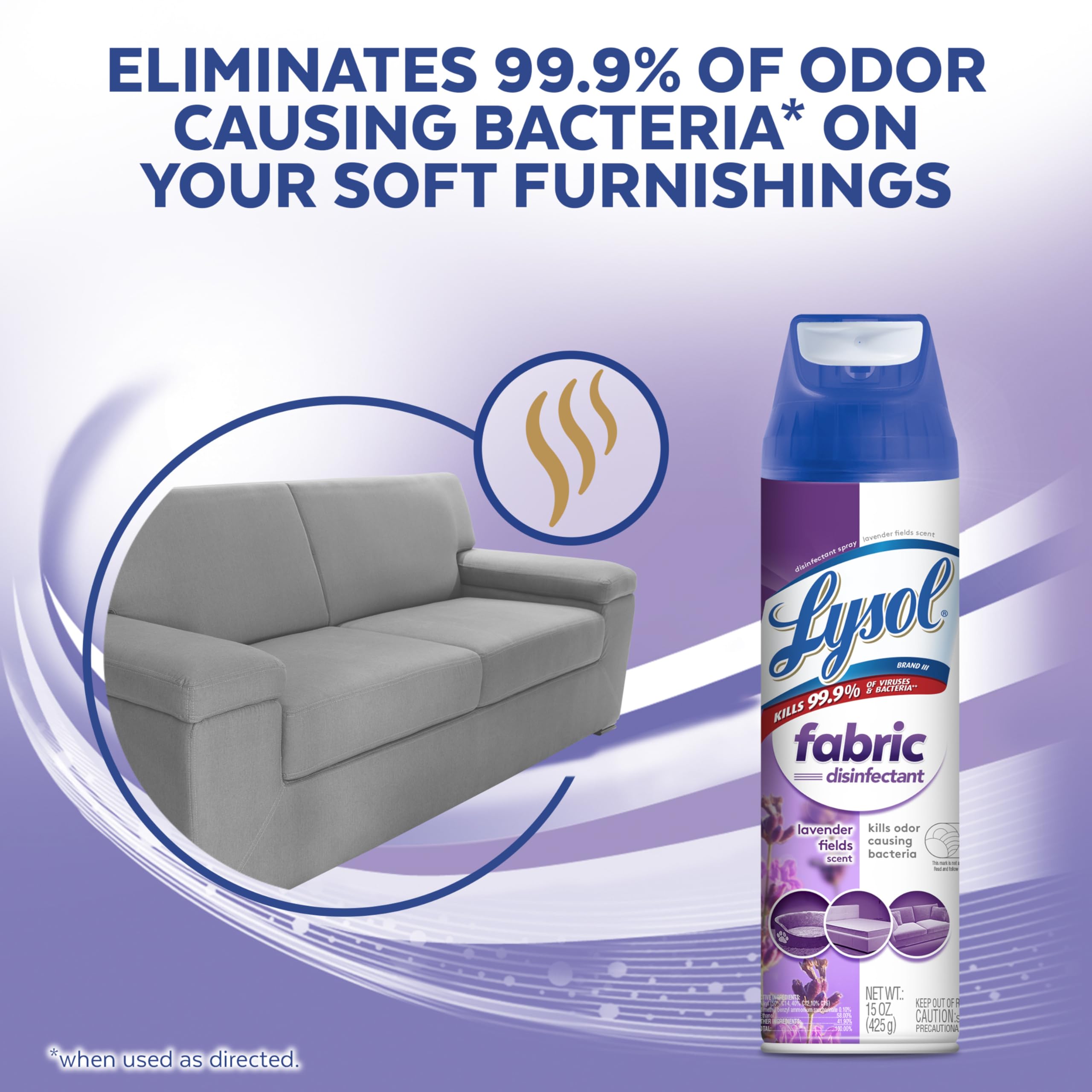 Lysol Fabric Disinfectant Spray - Soft Furnishings Sanitizer

