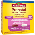 Nature Made Prenatal Vitamin + Choline DHA Folic Acid

