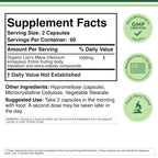 Lion’s Mane Mushroom Capsules by Double Wood | Focus Support

