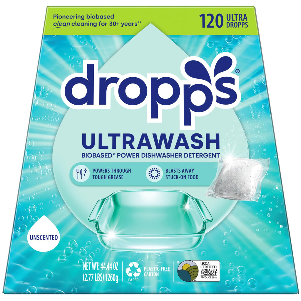 Dropps UltraWash Dishwasher Detergent Pods | Biobased Formula

