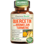 Quercetin with Bromelain Turmeric Curcumin Supplement

