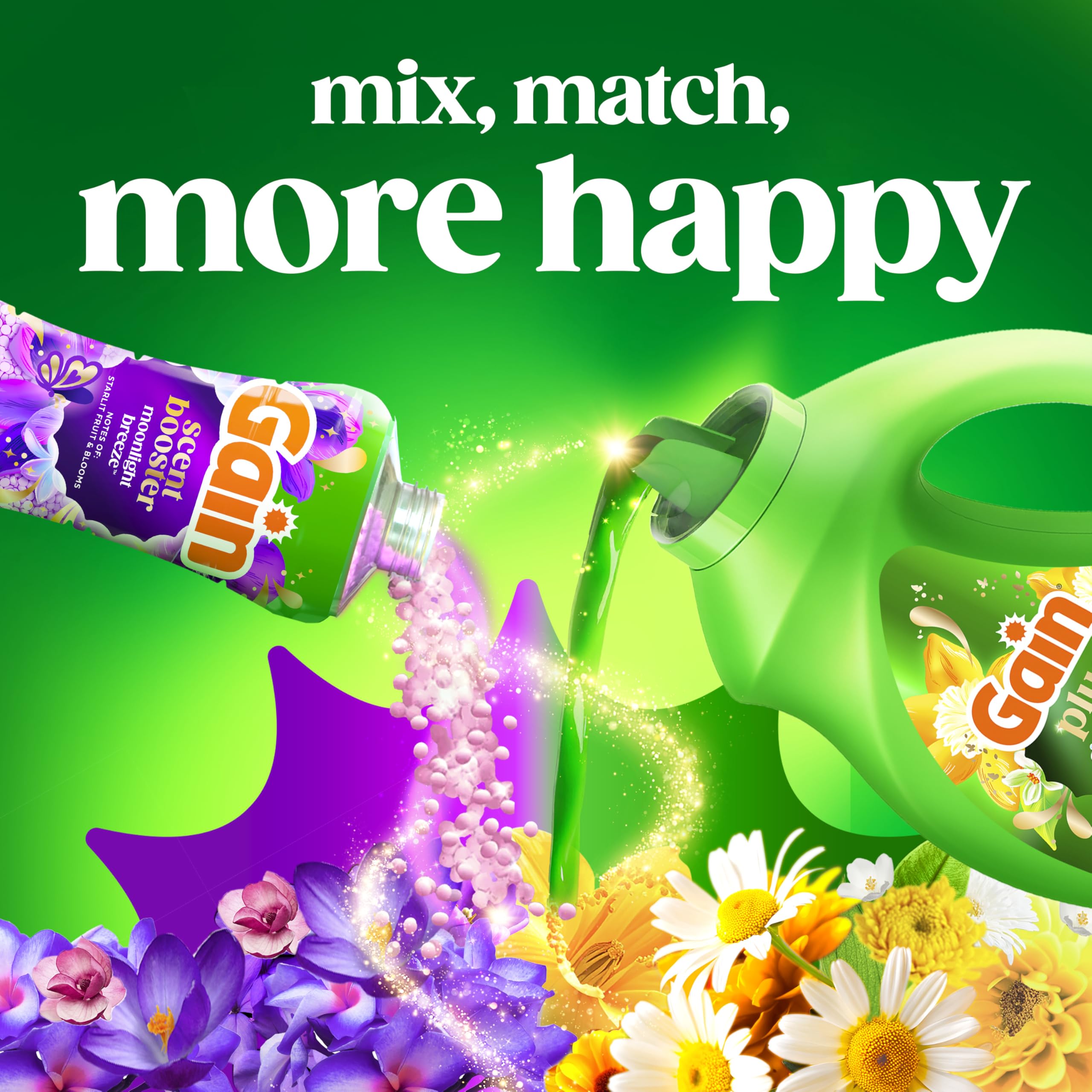 Gain Plus Liquid Laundry Detergent with Oxi Original Scent

