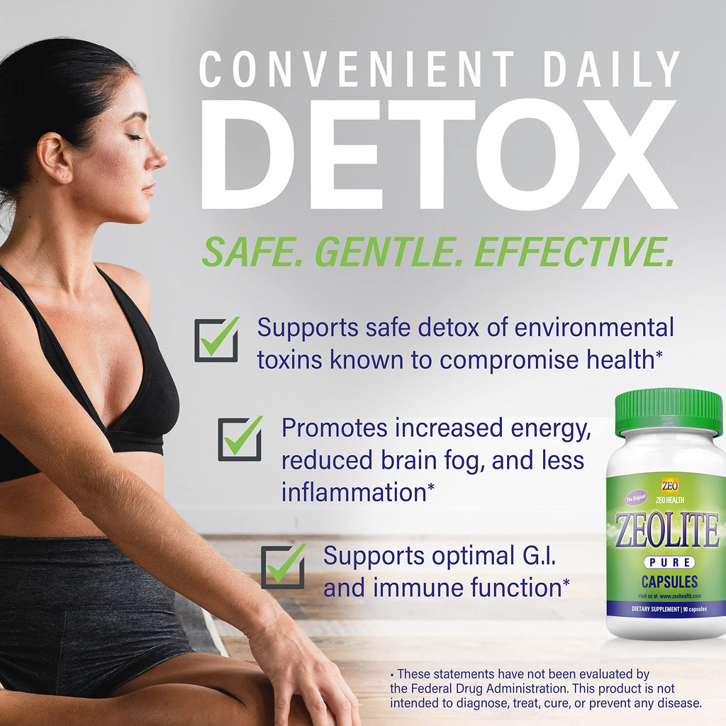 Zeolite Pure Capsules Detox for Full-Body Cleanse

