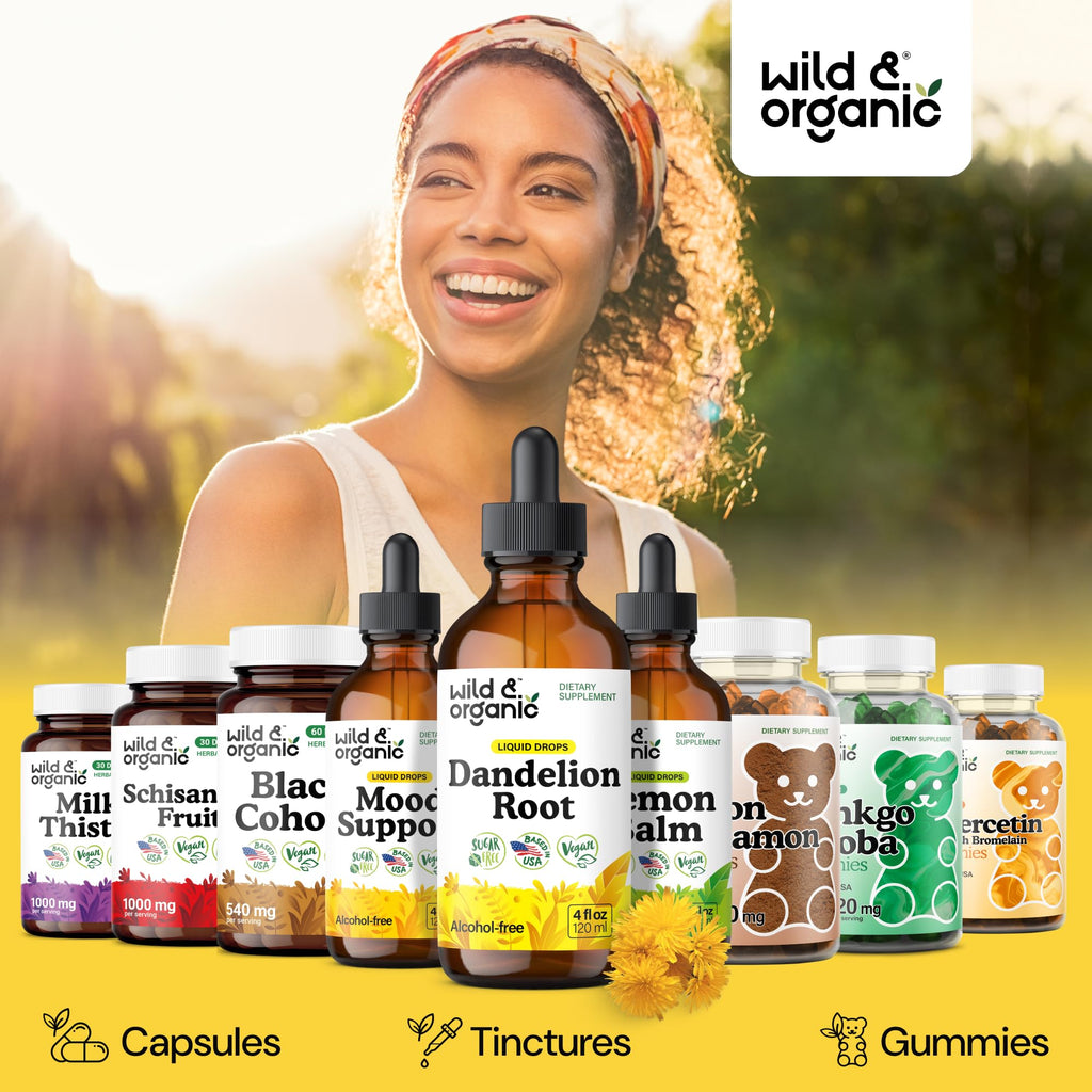Dandelion Root Extract Drops - Wild & Organic Liver Support

