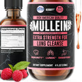 Herbify Mullein Drops Lung Cleanse - Leaf Extract for Respiratory Support