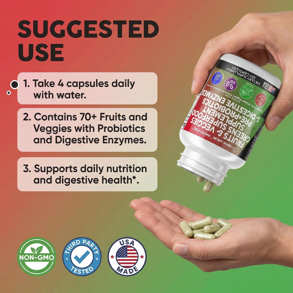 Clean Nutraceuticals Fruits & Veggies Superfood Probiotics

