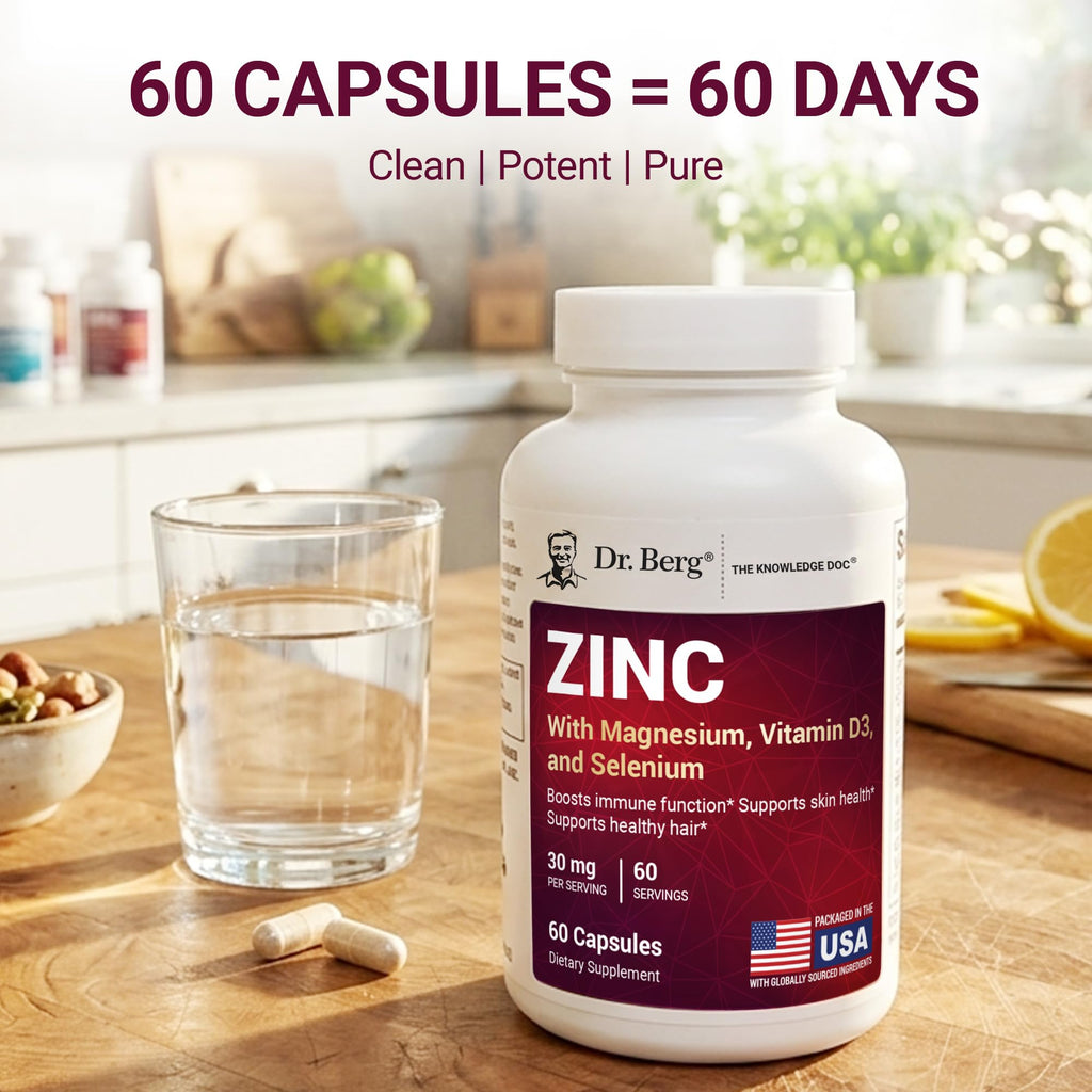 Dr. Berg Zinc Supplement for Immune Support | Daily Wellness

