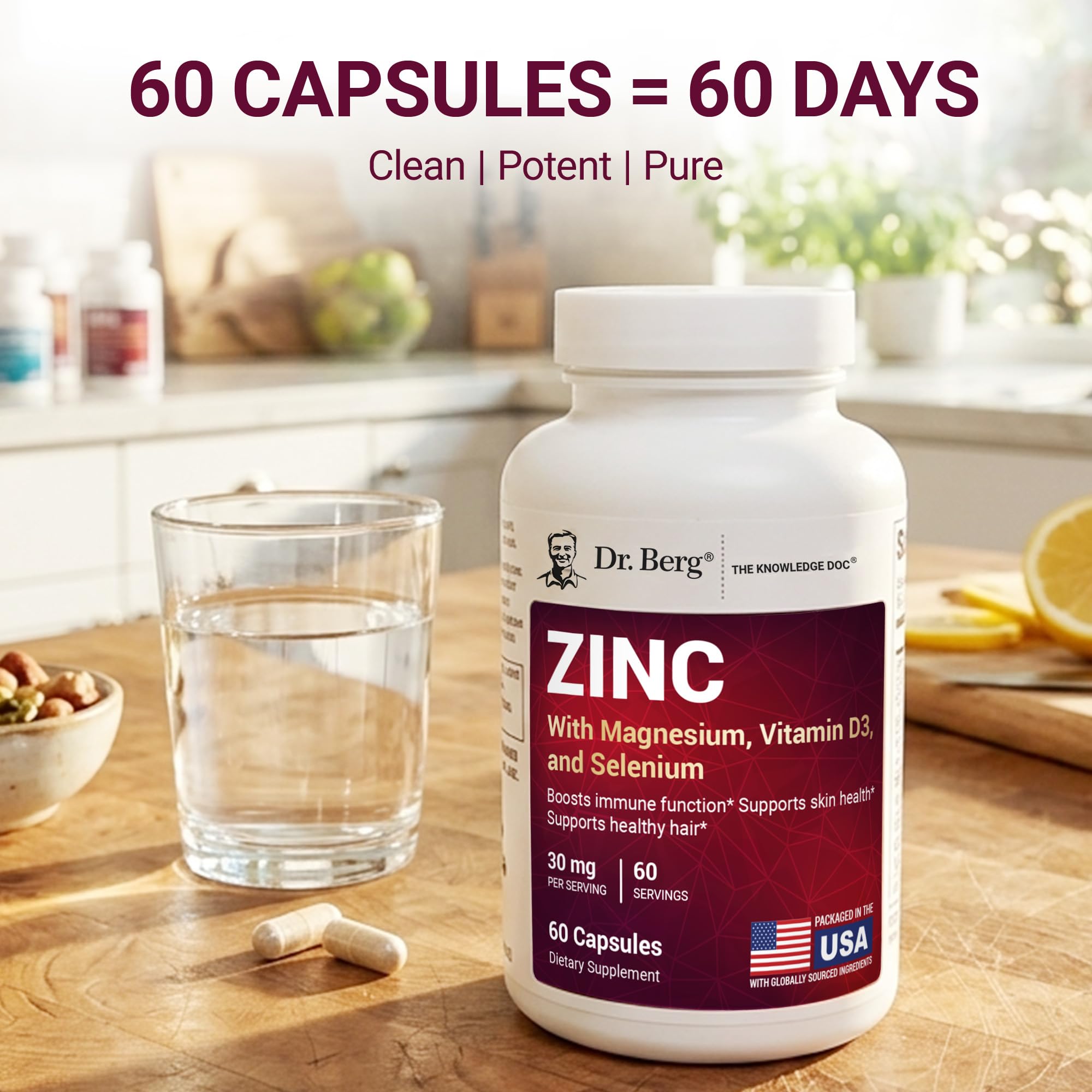 Dr. Berg Zinc Supplement for Immune Support | Daily Wellness

