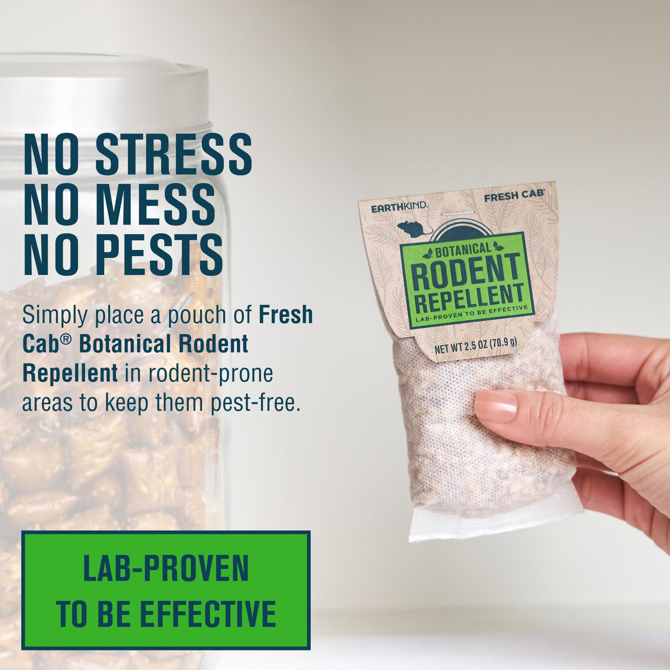EarthKind Fresh Cab Rodent Repellent - Botanical Pest Control

