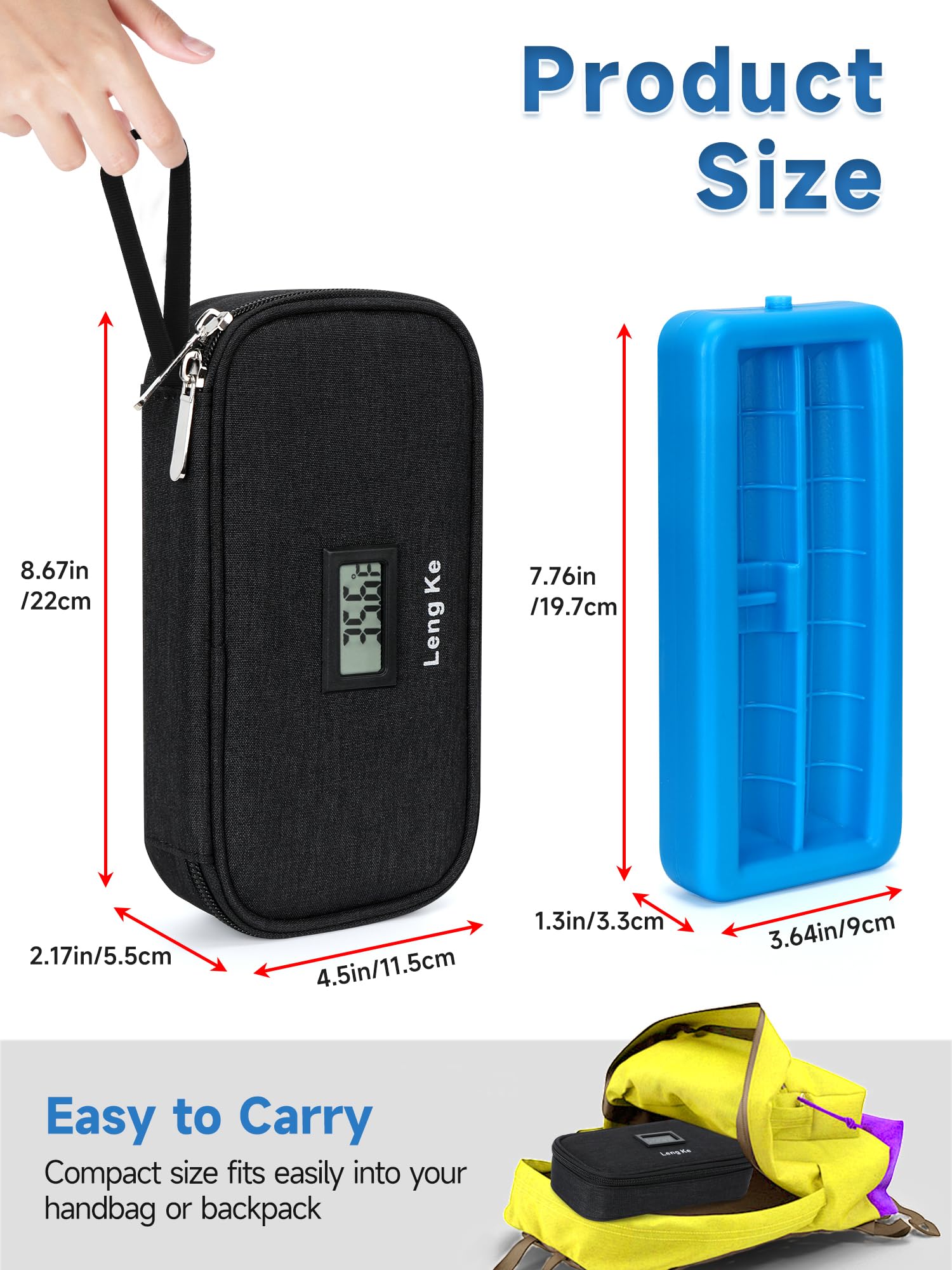 YOUSHARES Insulin & Peptide Cooler Case for Pens


