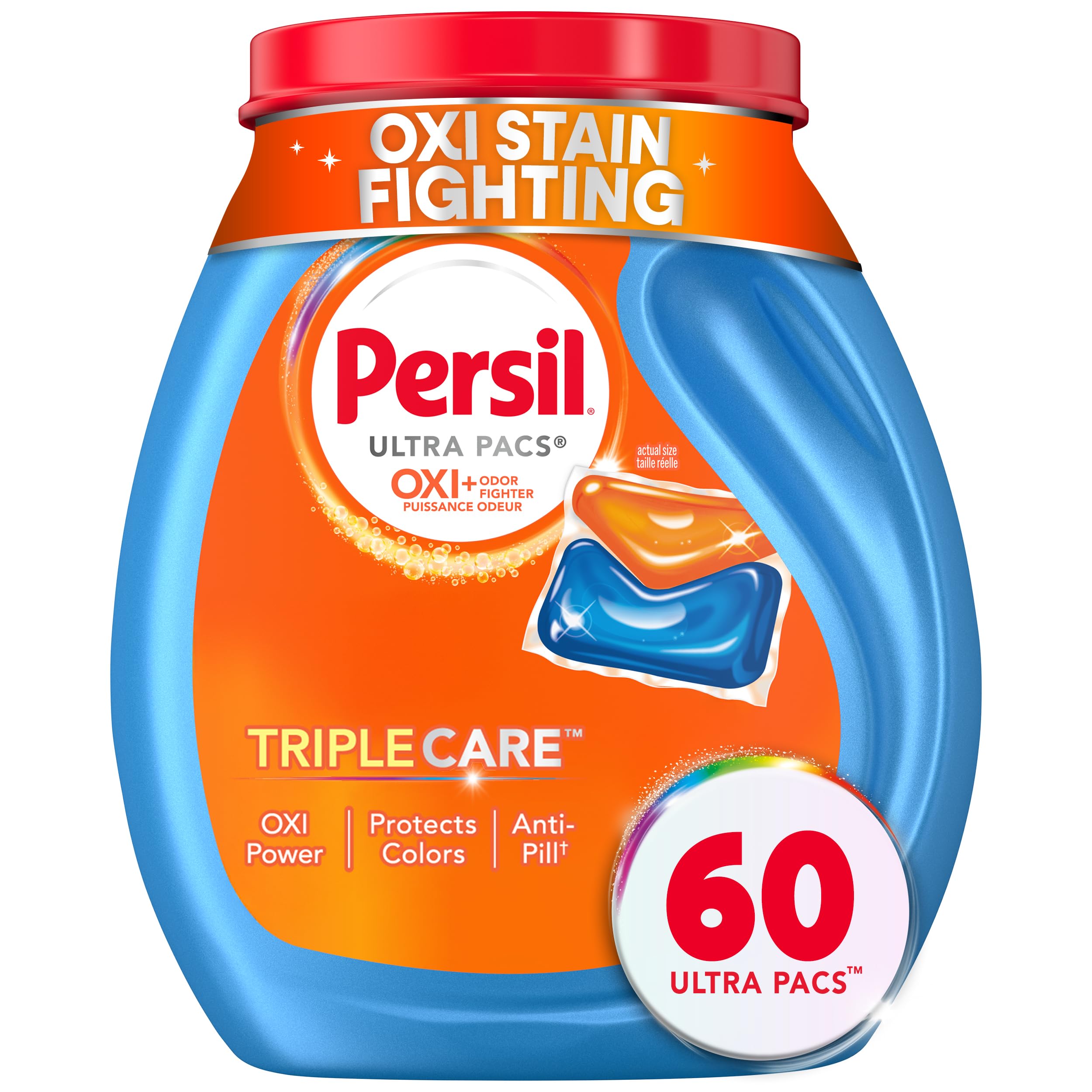 Persil Ultra Pacs Advanced Clean Laundry Detergent with Oxi+Odor Power