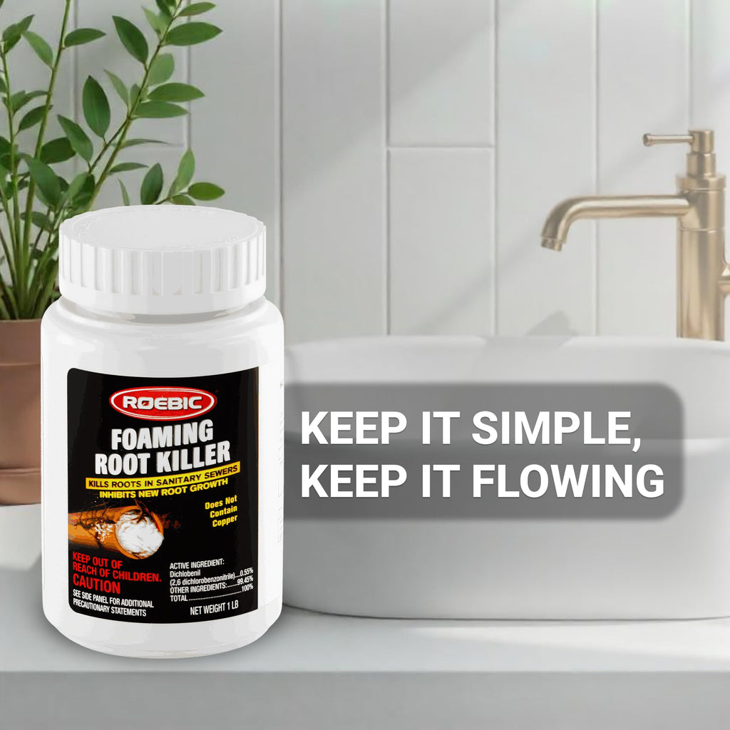 Roebic Foaming Tree Root Killer for Plumbing

