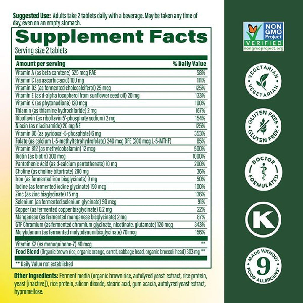 MegaFood Women's 40+ Multivitamin - Real Food, Vegetarian

