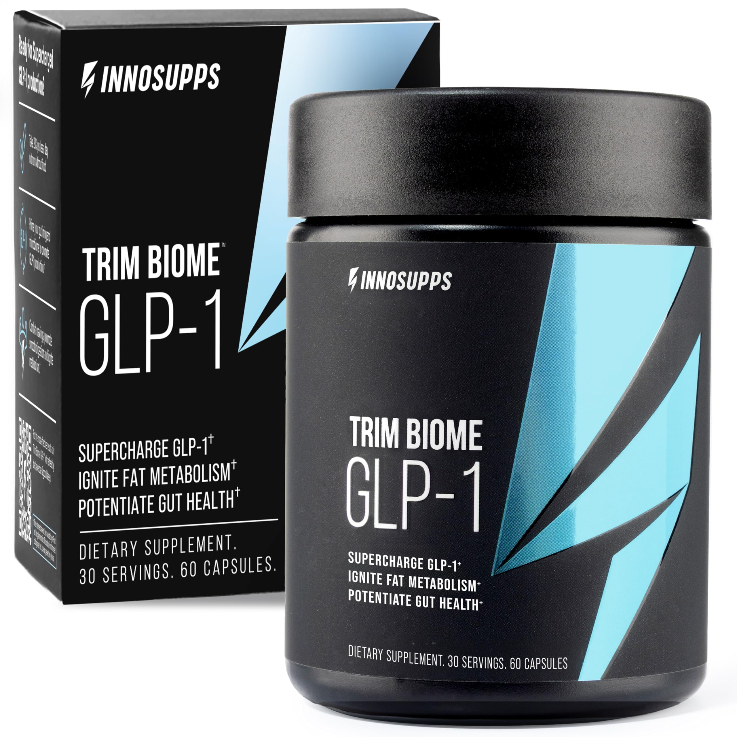 InnoSupps Trim Biome GLP-1 Probiotic Synbiotic Gut Health


