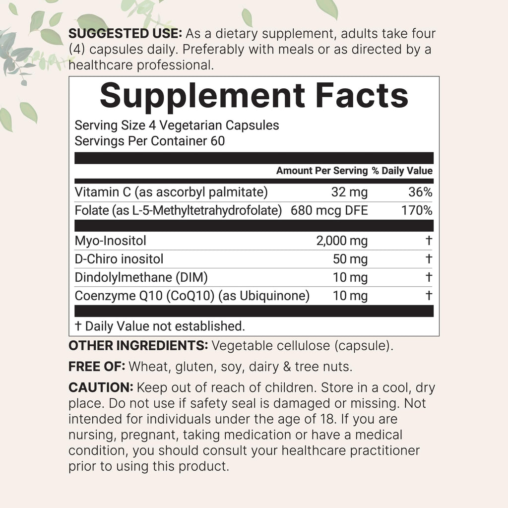 Myo-Inositol & D-Chiro Inositol for Women | Hormonal Balance

