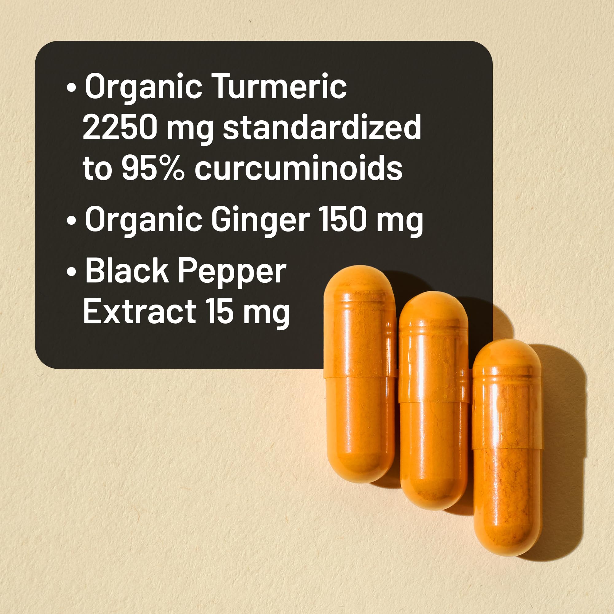 NatureWise Turmeric Curcumin + Ginger Supplement - Vegan

